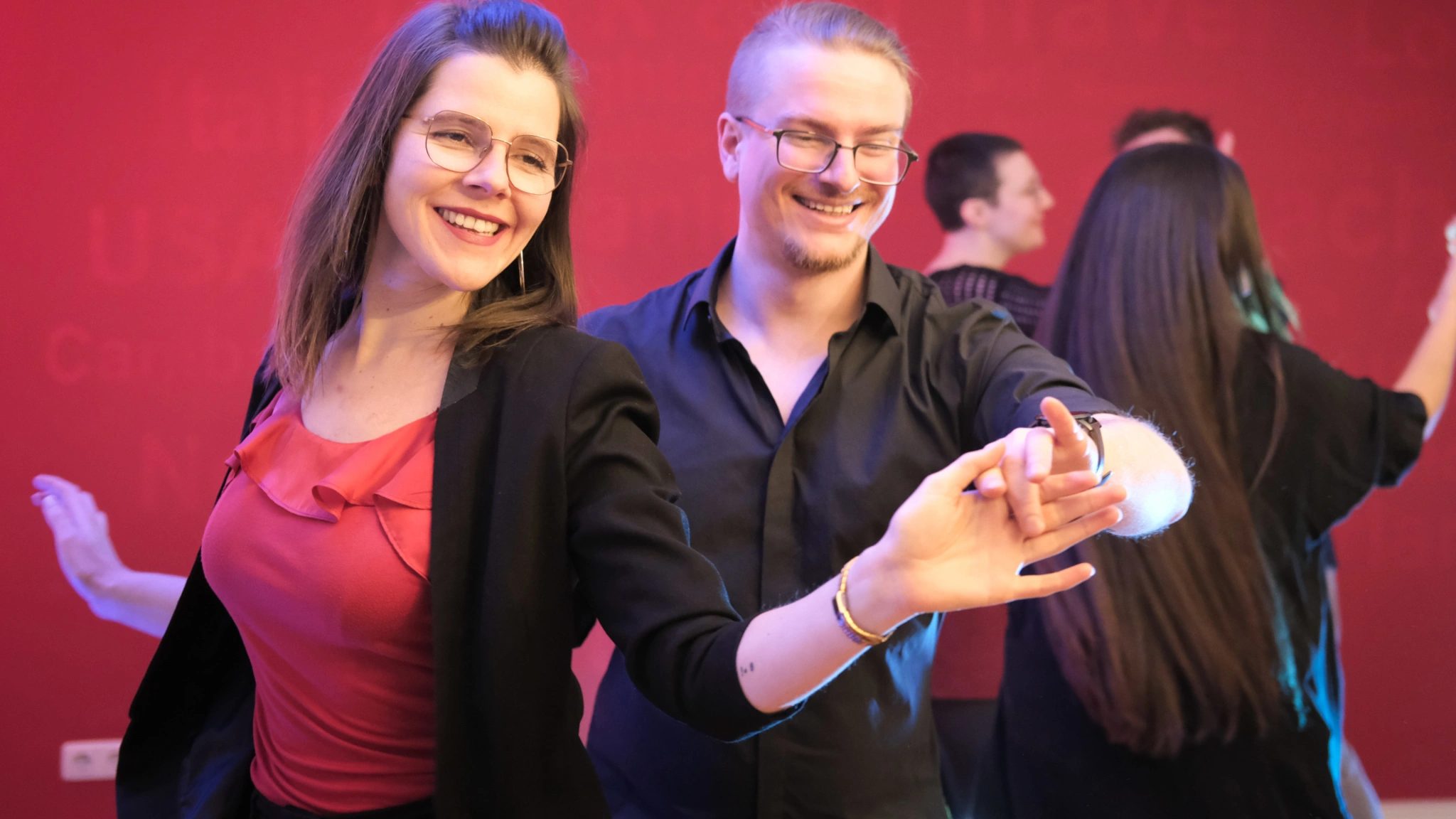 Tanzpaar beim West Coast Swing in München